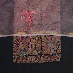 Pedana kalamkari hand block print natural dyed cotton 2pc