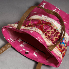 Buy Phulkari Embroidery Canvas Cotton Tote Bag Online at iTokri.com