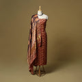Natural dyed modal silk bagru 2pc unstitched dress material