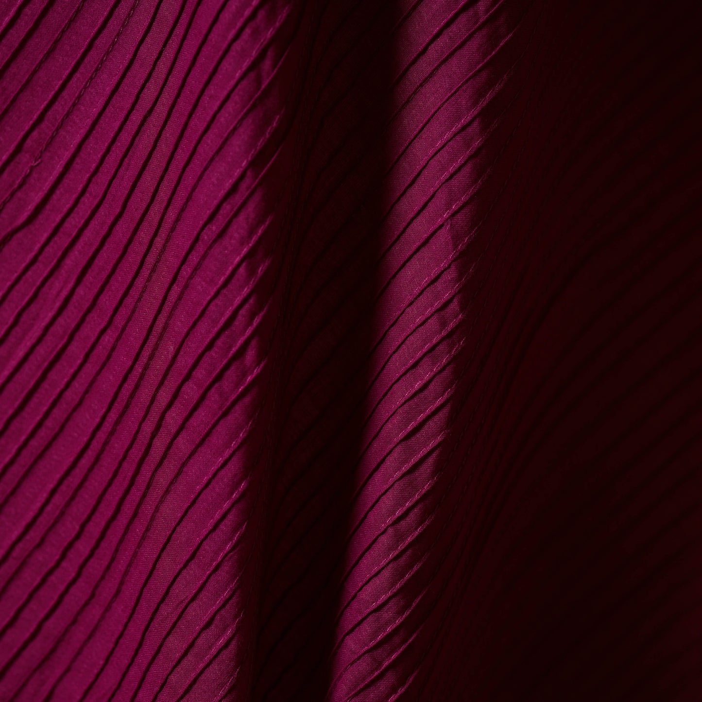 Pintuck plain cotton fabric 04 - handcrafted