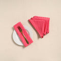 Pintuck plain table napkin (set of 4) 06 - handcrafted