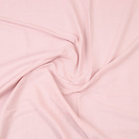 Pink - plain cotton double handloom bed cover (98 x 90 in)