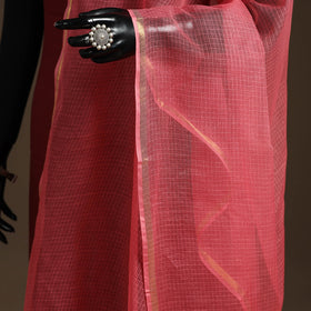 Plain cotton kota doria dupatta 13 - handcrafted