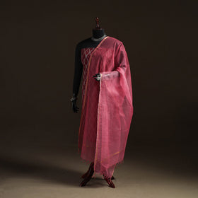 Plain cotton kota doria dupatta 15 - handcrafted