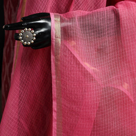 Plain cotton kota doria dupatta 27 - handcrafted