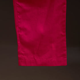 Pink - plain flex cotton elasticated palazzo 09