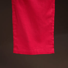 Pink - plain flex cotton elasticated palazzo 10