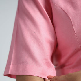 Buy Plain Linen Cotton Stitched Blouse Online at iTokri.com