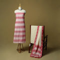 Pochampally ikat 3pc cotton unstitched dress material 15
