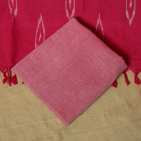 Pochampally ikat 3pc cotton unstitched dress material 39