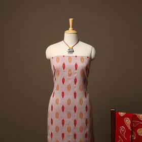 Pochampally ikat cotton 2pc unstitched dress material