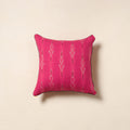 Pink - pochampally ikat cotton cushion cover 52