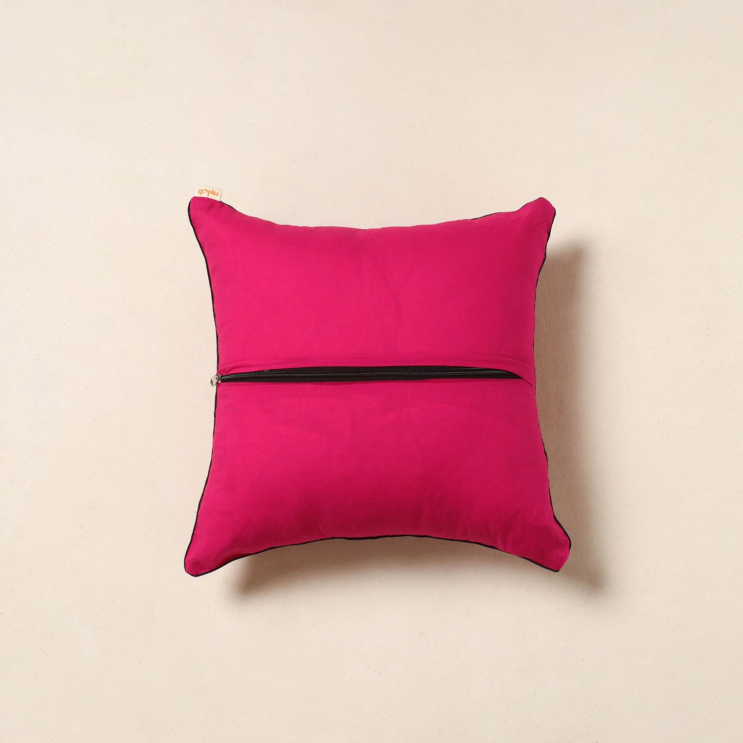 Pink - pochampally ikat cotton cushion cover 52