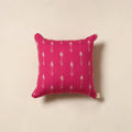 Pink - pochampally ikat cotton cushion cover 56