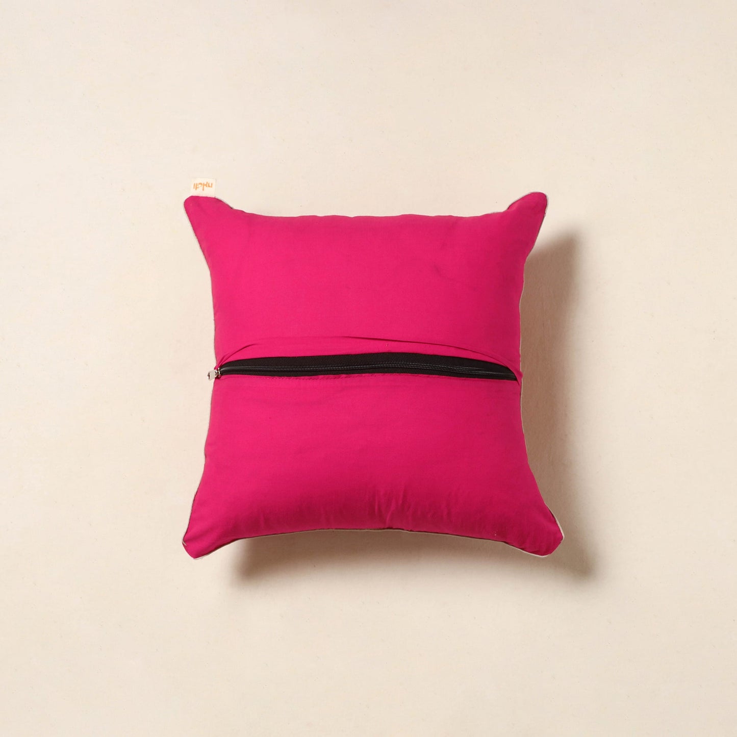 Pink - pochampally ikat cotton cushion cover 56