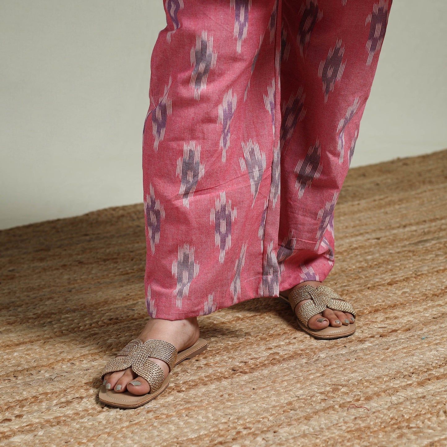 Pochampally ikat cotton co-ord set for women 02