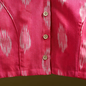 Pochampally ikat cotton readymade blouse 01 - handcrafted