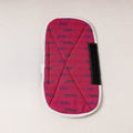 Pink - Pochampally Ikat Handmade Fridge Handle Cover
