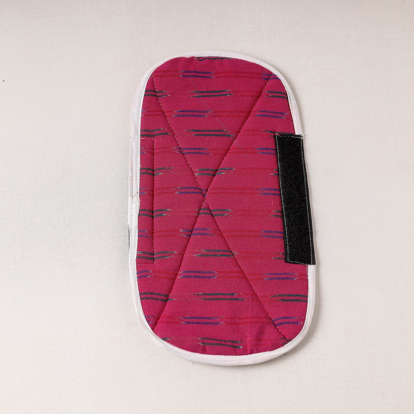 Pink - Pochampally Ikat Handmade Fridge Handle Cover