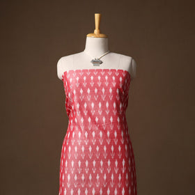 Pochampally ikat mercerised cotton 2pc unstitched dress