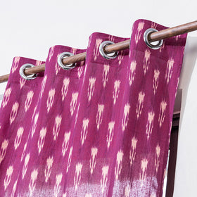 Pochampally ikat weave cotton fabric window curtain (5 x 3