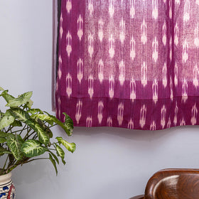 Pochampally ikat weave cotton fabric window curtain (5 x 3