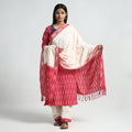 Pochampally Ikat Kurta with Palazzo & Dupatta Set
