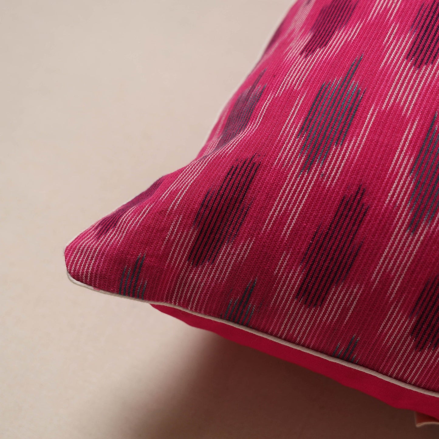 Pochampally ikat weave cushion cover 16 - handcrafted