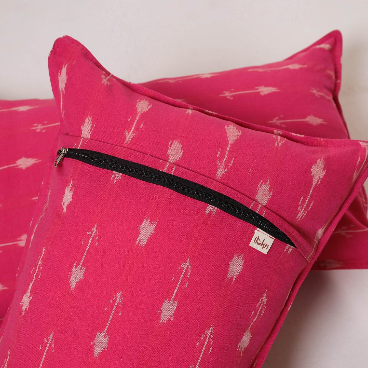 Pochampally ikat weave pillow cover (set of 2) 12