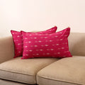 Pochampally ikat weave pillow covers (set of 2) 03