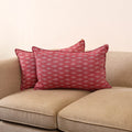 Pochampally ikat weave pillow covers (set of 2) 13