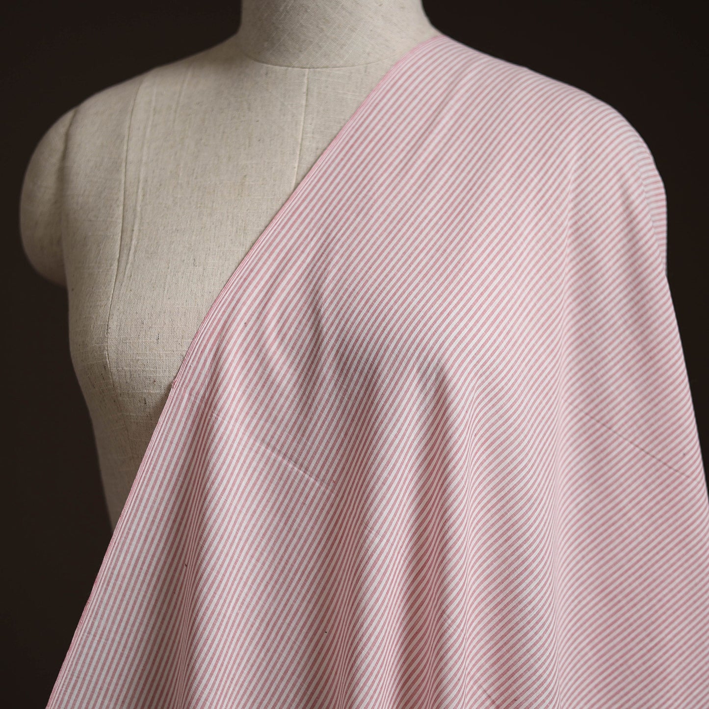 Prewashed cotton jacquard fabric 03 - handcrafted