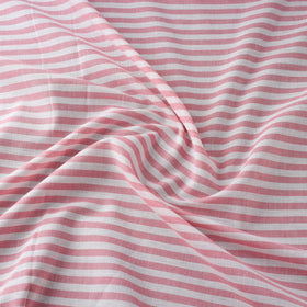 Pink Prewashed Cotton Jacquard Fabric