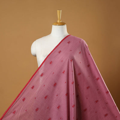 Pink - prewashed cotton jacquard fabric 13 - handcrafted