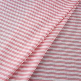 Pink Prewashed Cotton Jacquard Fabric