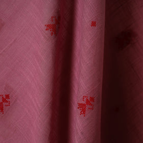 Pink - prewashed cotton jacquard fabric 13 - handcrafted