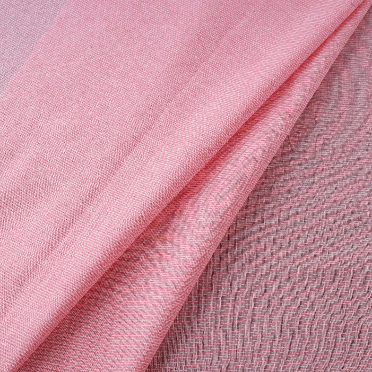 Pink Prewashed Cotton Jacquard Fabric