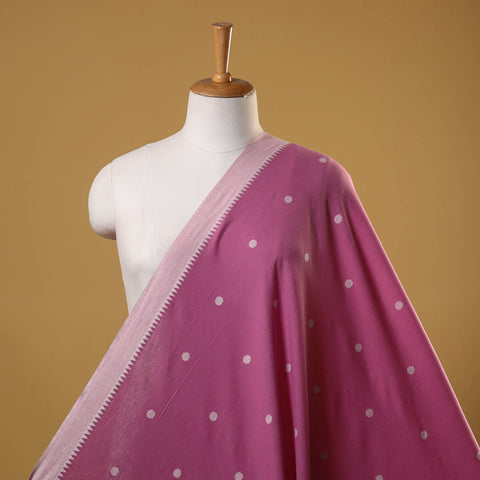 Pink - prewashed cotton jacquard fabric 14 - handcrafted