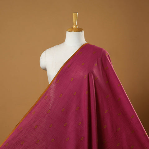 Pink - prewashed cotton jacquard fabric 22 - handcrafted