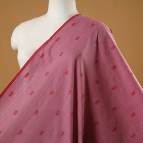 Pink - prewashed cotton jacquard fabric 25 - handcrafted