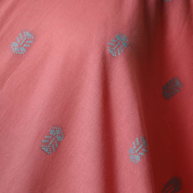 Pink - prewashed cotton jacquard fabric 32 - handcrafted