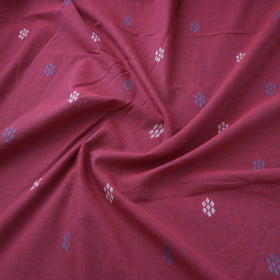 Pink Prewashed Cotton Jacquard Fabric
