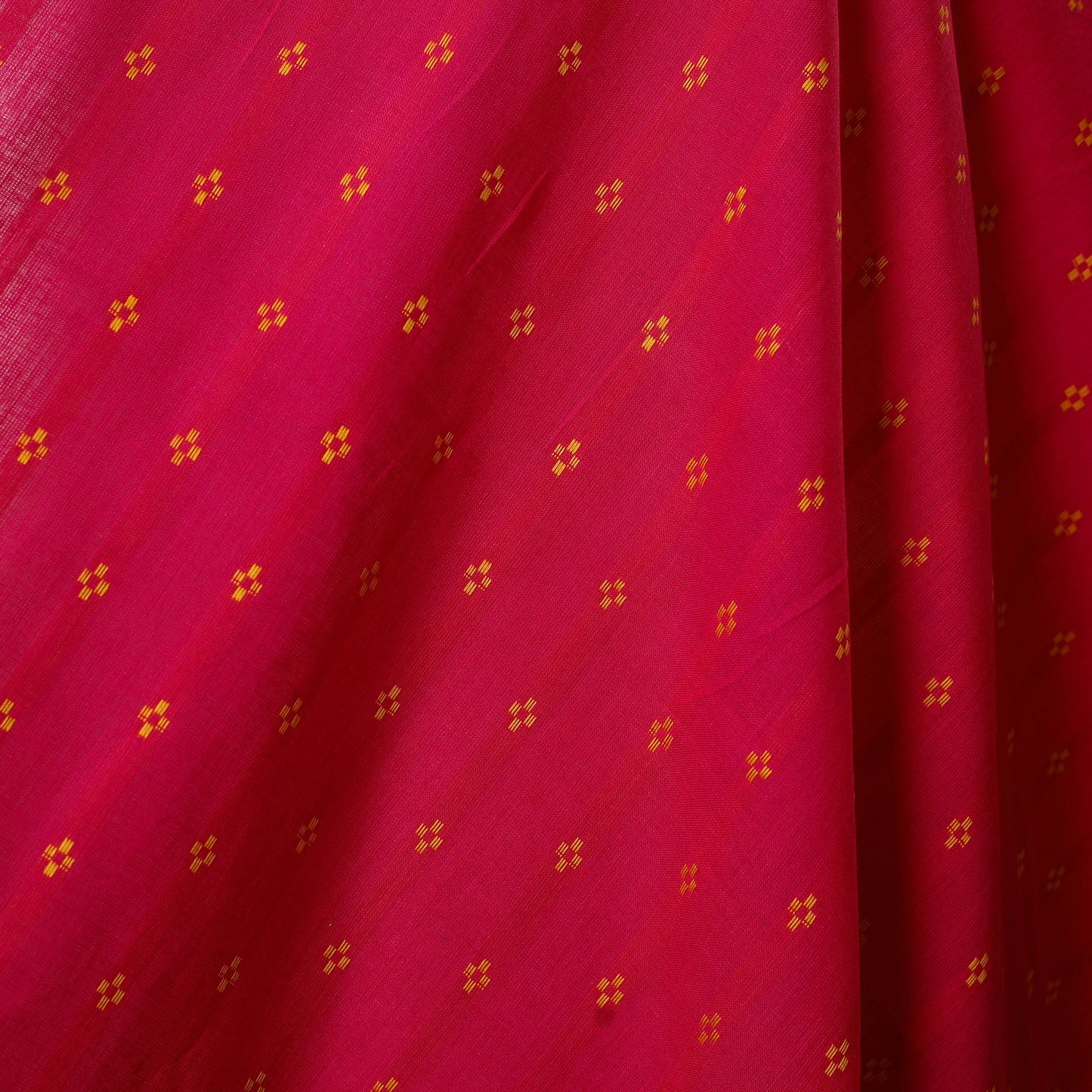 Pink - prewashed cotton jacquard weave fabric 24
