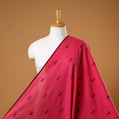 Pink - prewashed cotton jacquard weave fabric 25