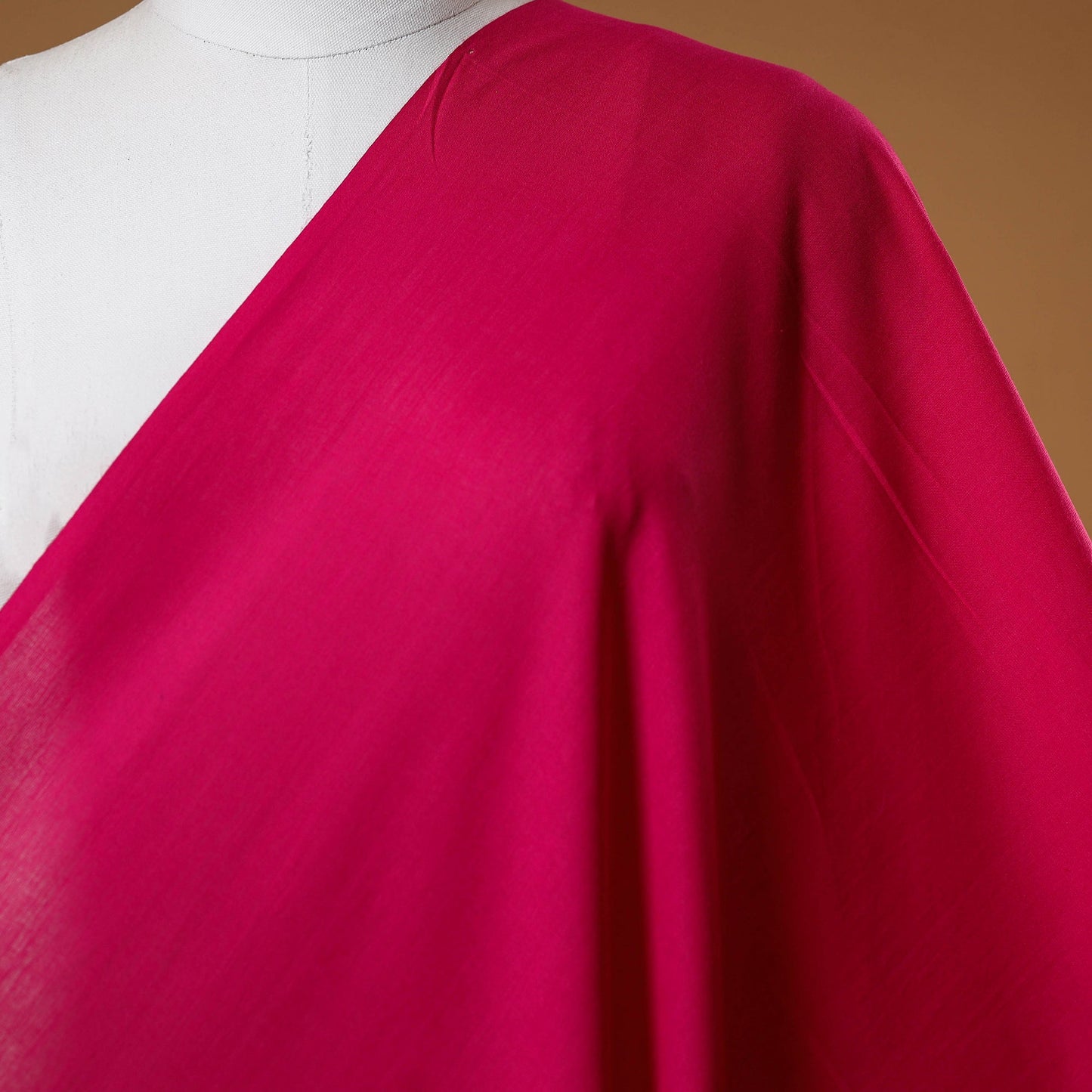 Pink - prewashed cotton plain fabric 12 - handcrafted