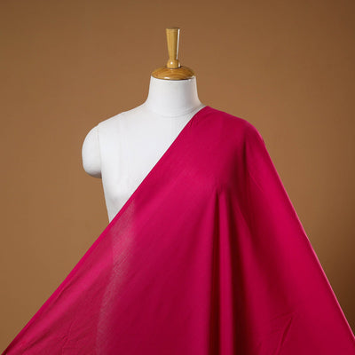 Pink - prewashed cotton plain fabric 12 - handcrafted