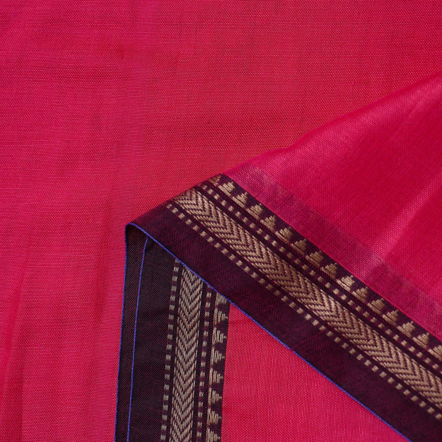  Prewashed Dharwad Mercerised Cotton Thread Border Fabric 13 