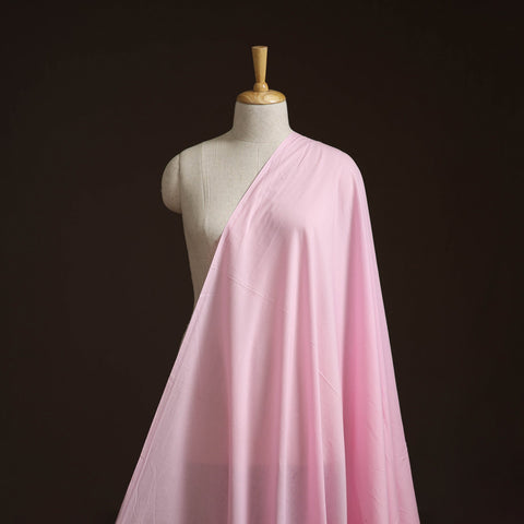 Baby pink - prewashed dyed cotton plain fabric 43