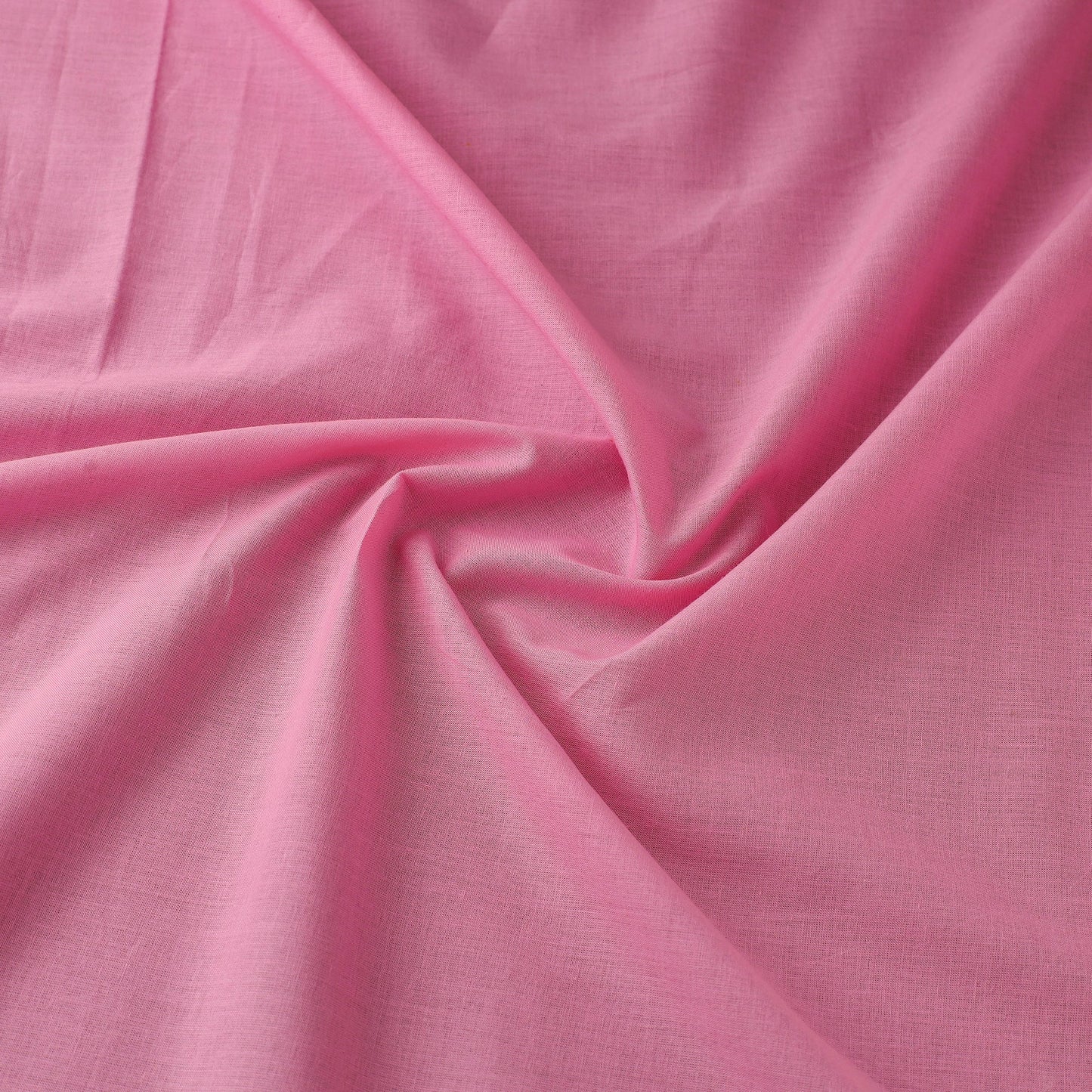 Pink - prewashed mul cotton plain fabric 15 - handcrafted