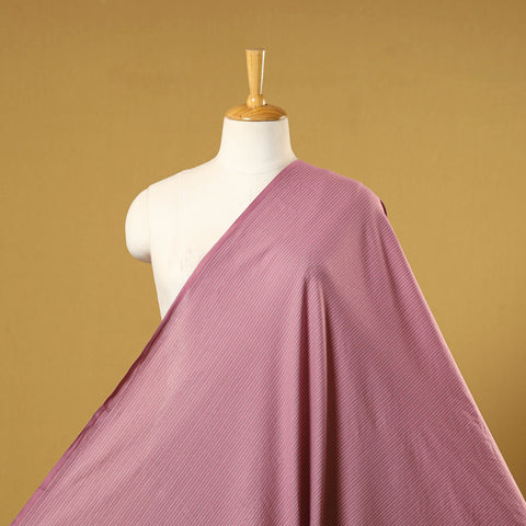 Pink - prewashed running stitch cotton plain fabric 02